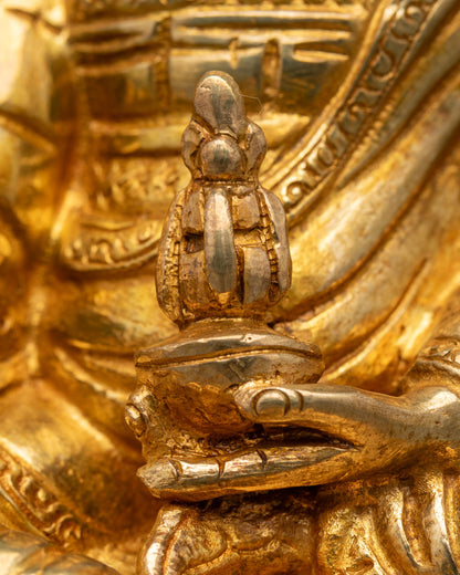 Guru Rinpoche Copper Statue | Spiritual Master of Tibetan Buddhism