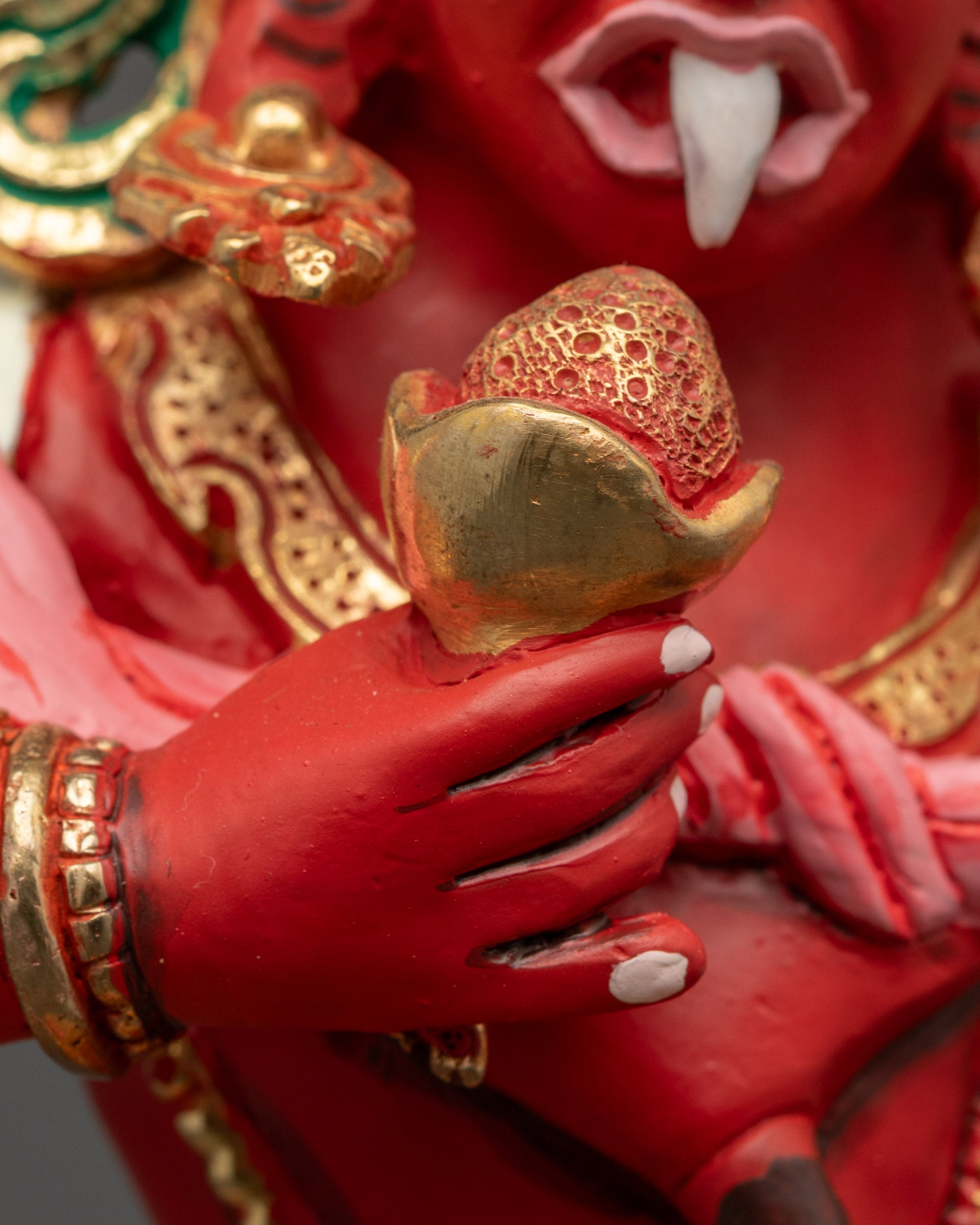 Acrylic Coloured Ekajati Statue | Handmade Wrathful Protector Sculpture