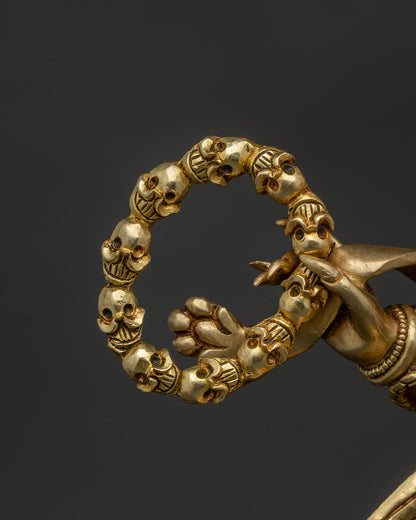 Luxurious Six-Armed Mahakala Statue | Wrathful Dharma Protector Deity