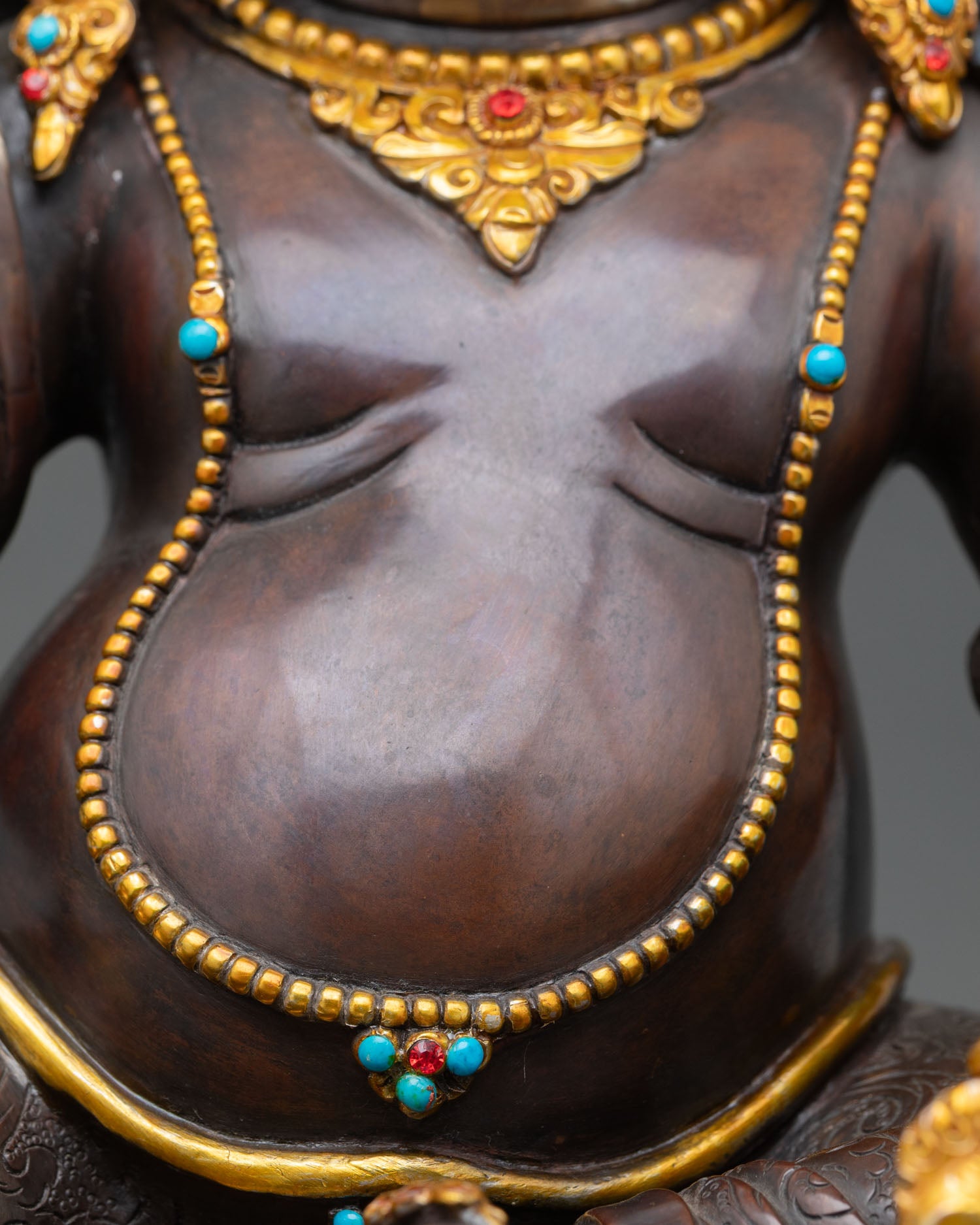 Premium Oxidized Dzambhala Statue | Tibetan Artwork