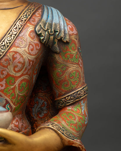 Vibrant Shakyamuni Buddha Statue – Peaceful Zen Home Décor