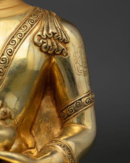 Medicine Buddha Statue | Tibetan Buddhist Healing Deity
