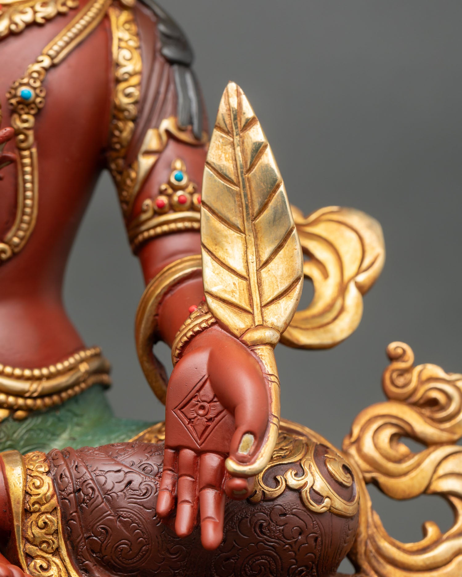 Kshitigarbha Bodhisattva – Handmade Sculpture for Altar Decor