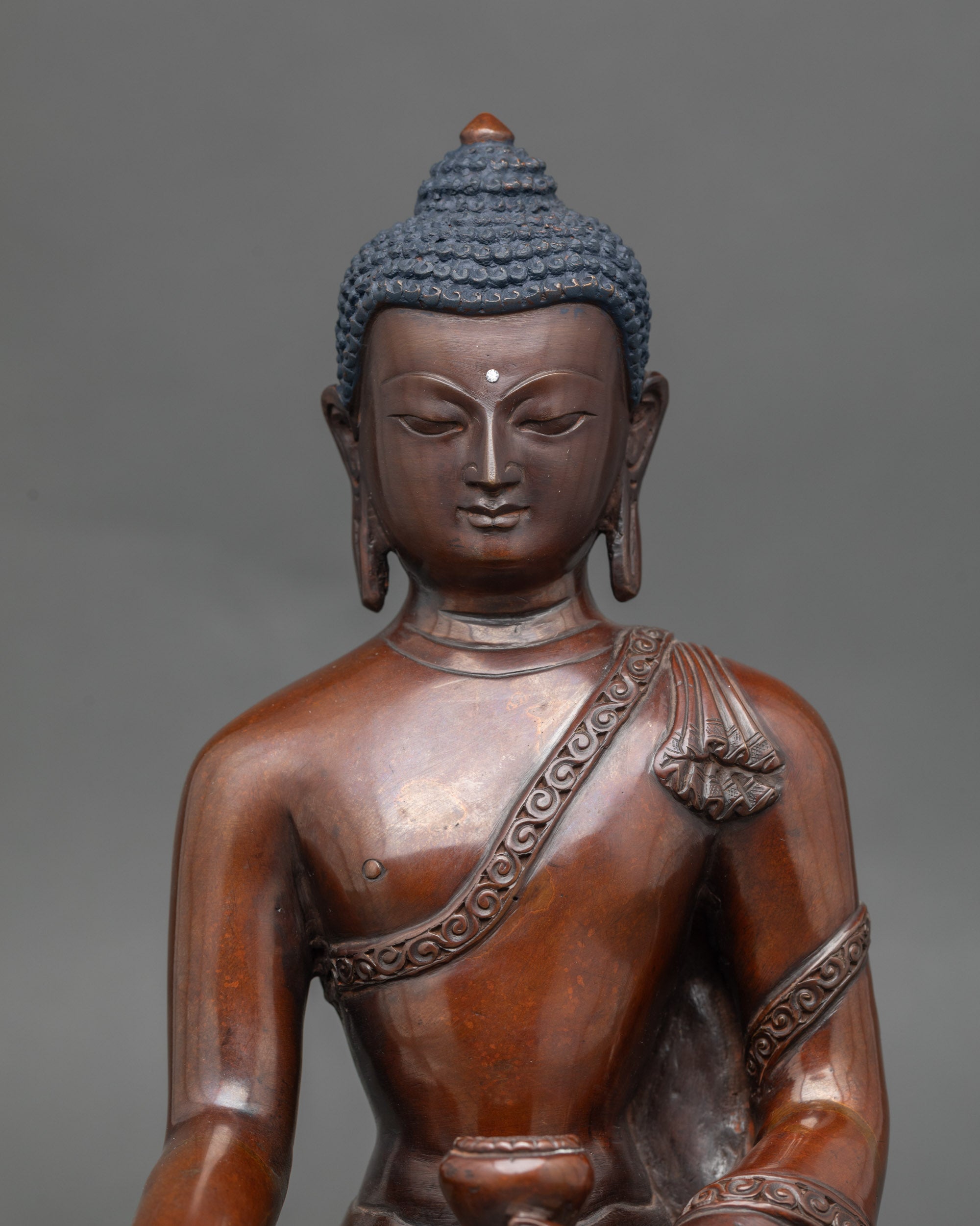 Traditional Shakyamuni Buddha Statue from Nepal
