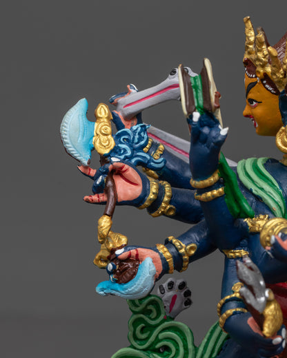 Handmade Chakrasamvara Statue | Exquisite Nepalese Buddhist Protector