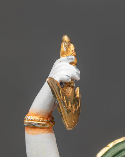 Yeshe Tsogyal Altar Statue | Handcrafted Nepalese Buddhist Artwork