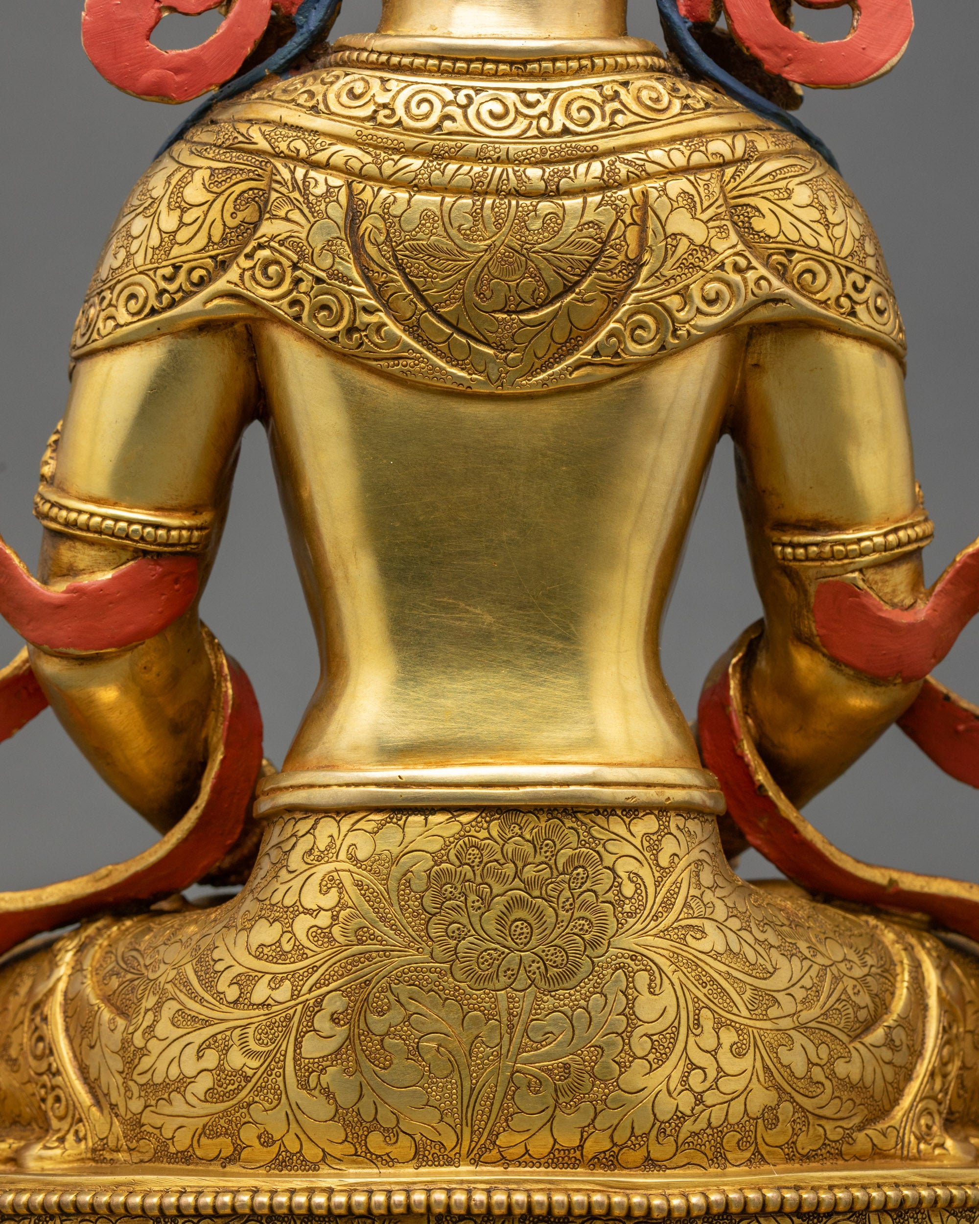 Longevity Amitayus Statue | Artisan-Crafted Nepalese Sculpture