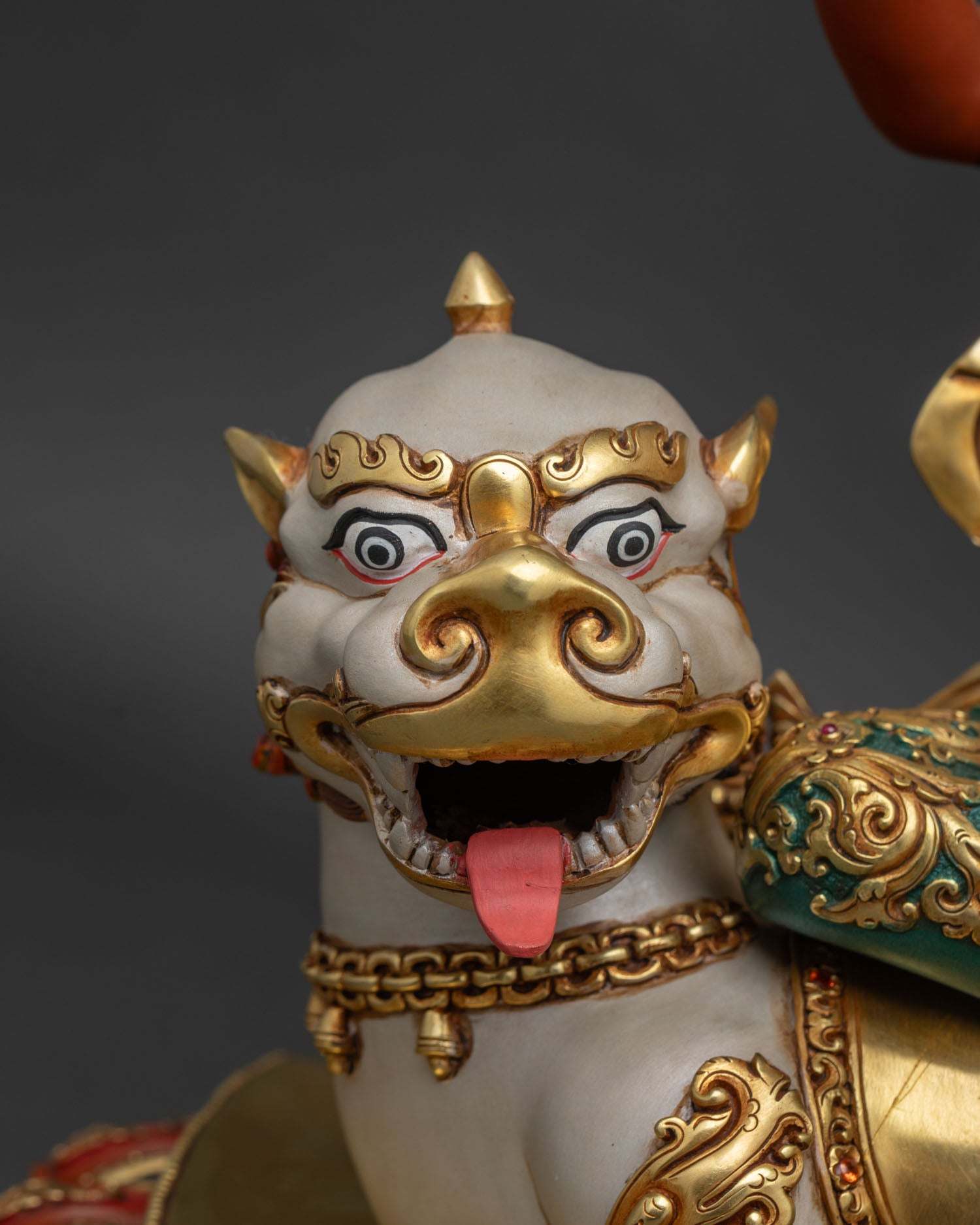 Simhanada Manjushri Statue for Wisdom & Clarity – Handcrafted in Nepal