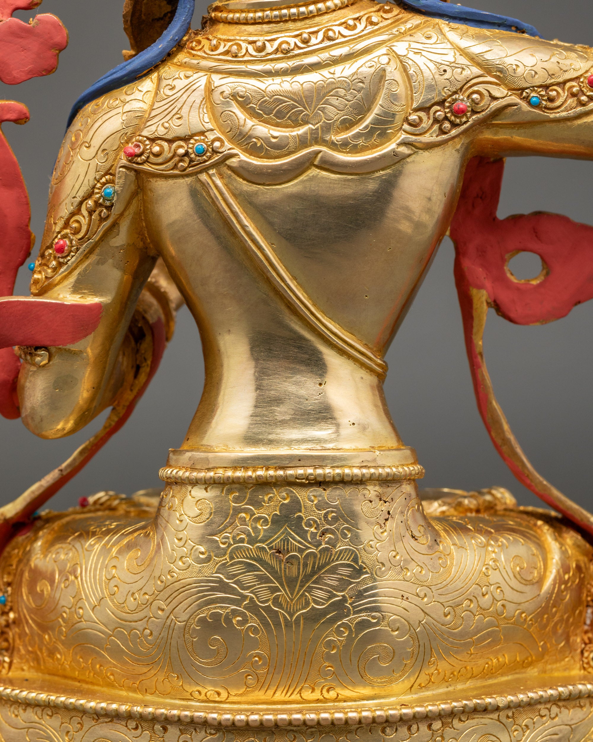 Handcrafted Manjushri Statue for Meditation | Traditional Tibetan Art