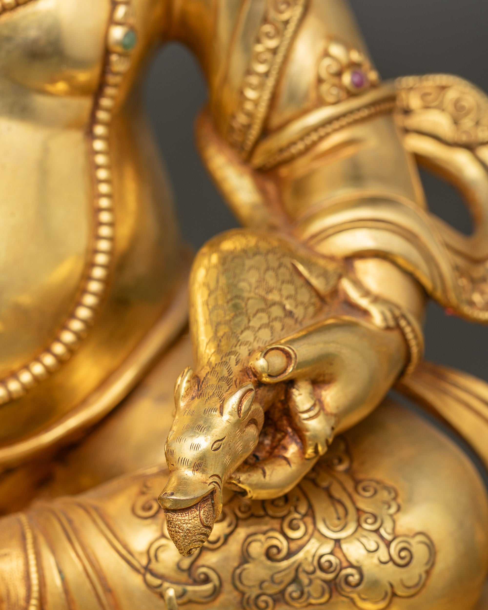 Decorative Dzambhala Statue | Traditional Lost-Wax Casted Idol