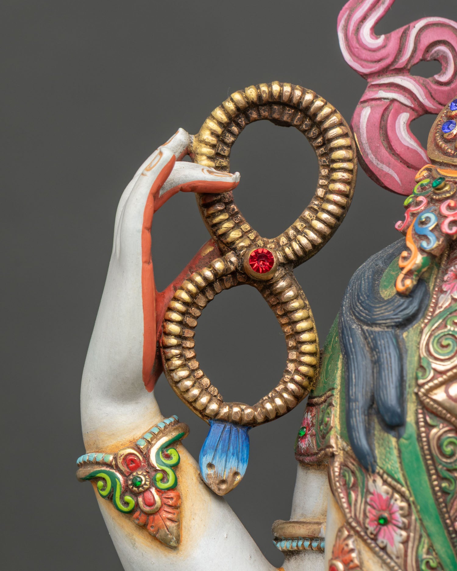 Six Bodhisattva Statue Set | Handpainted Nepali Buddhist Statues