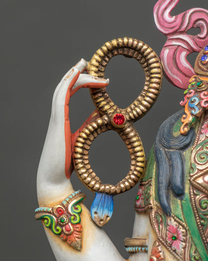 Six Bodhisattva Statue Set | Handpainted Nepali Buddhist Statues