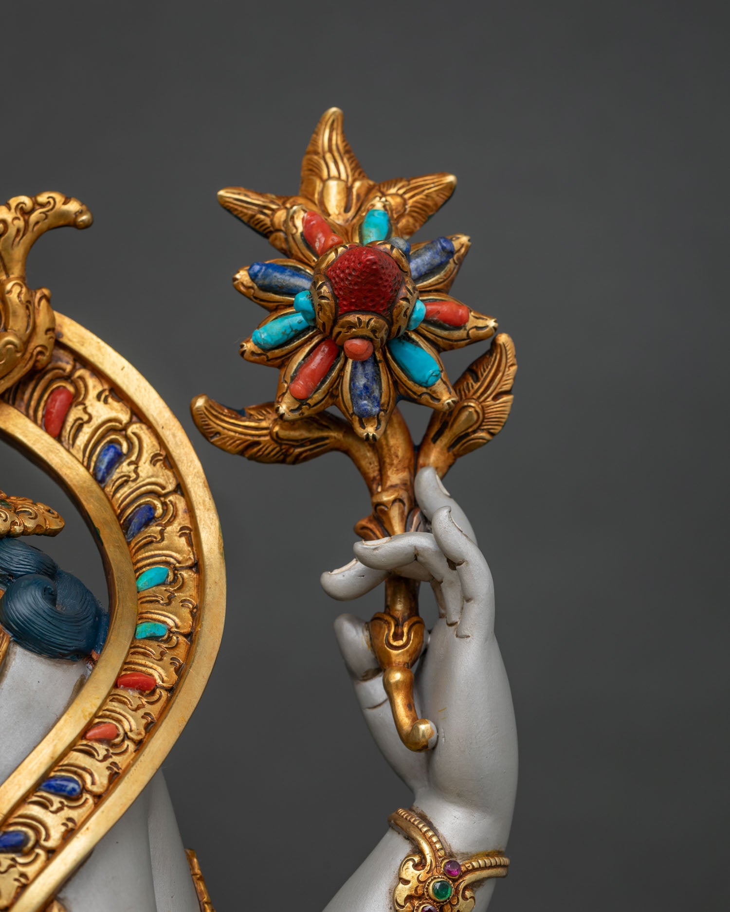 Chenrezig Statue | Four-Armed Avalokiteshvara in Traditional Form