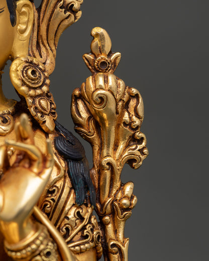 Green Tara Statue
