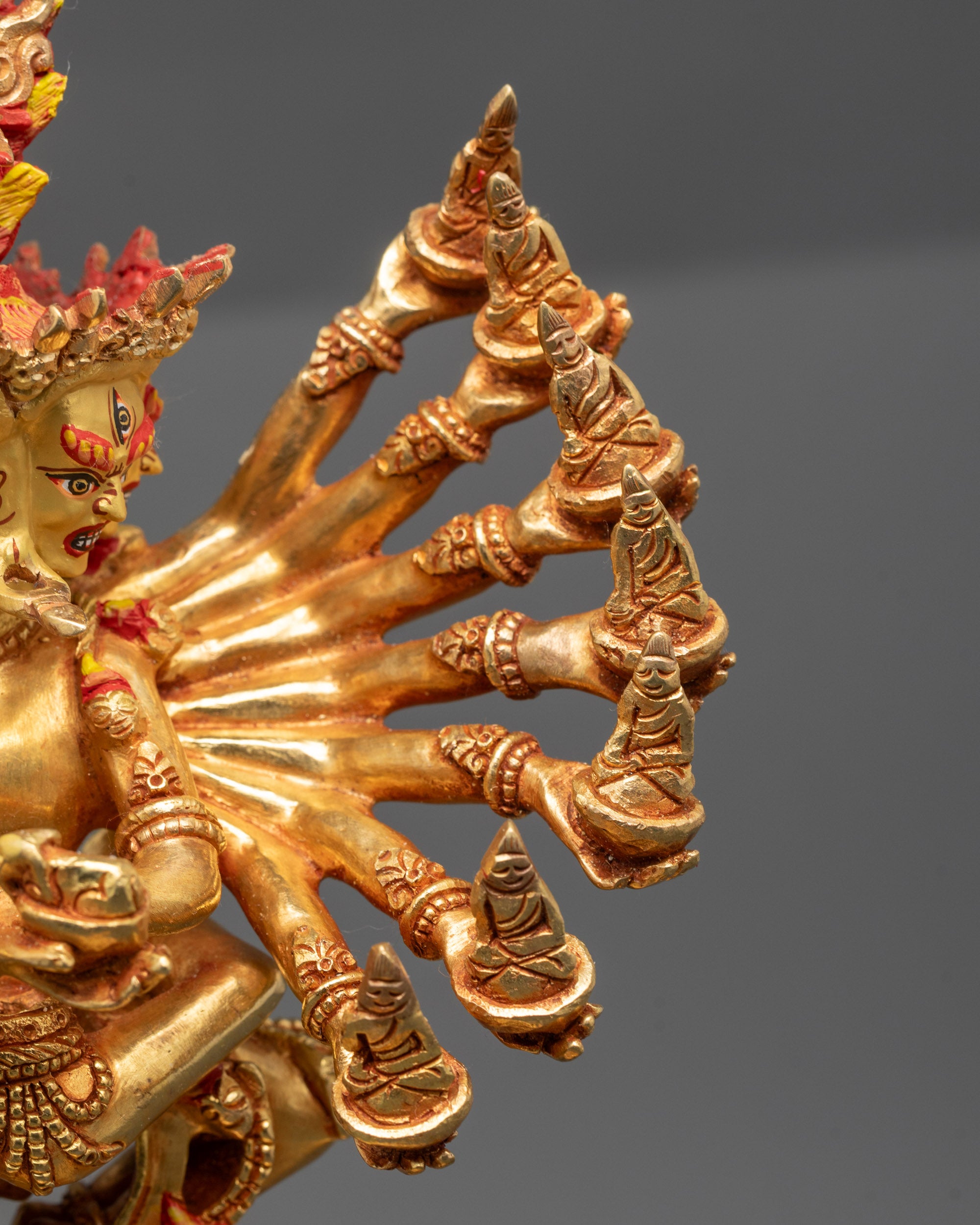 Hevajra Statue with Yab Yum Statue | Handcrafted Tantric Buddhist Idol