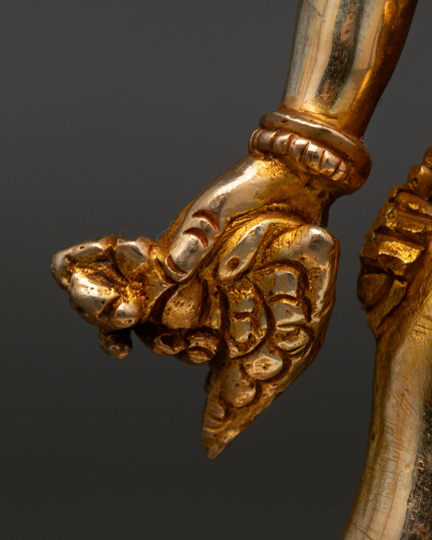 Vajrayogini Statue | 24K Gold Fire-Gilded Himalayan Artwork