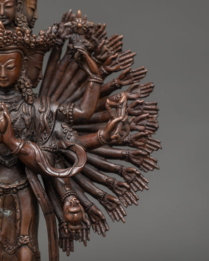 1000 Armed Chenrezig Statue - A Symbol of Transformation and Liberation