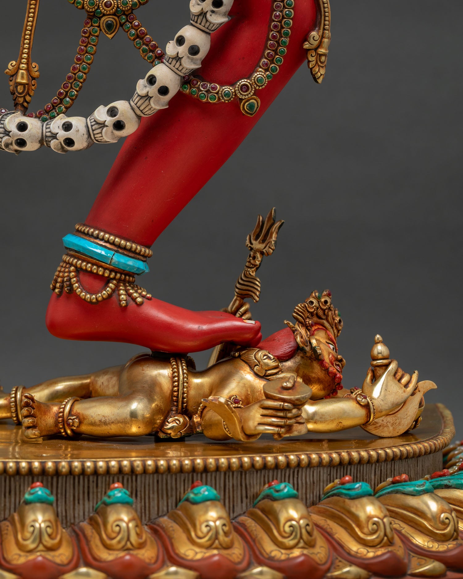 Vajrayogini (Dorje Naljorma) Statue - Handcrafted Dakini of Fire