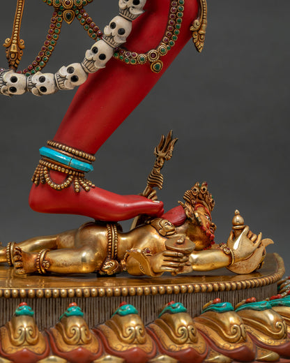 Vajrayogini (Dorje Naljorma) Statue - Handcrafted Dakini of Fire