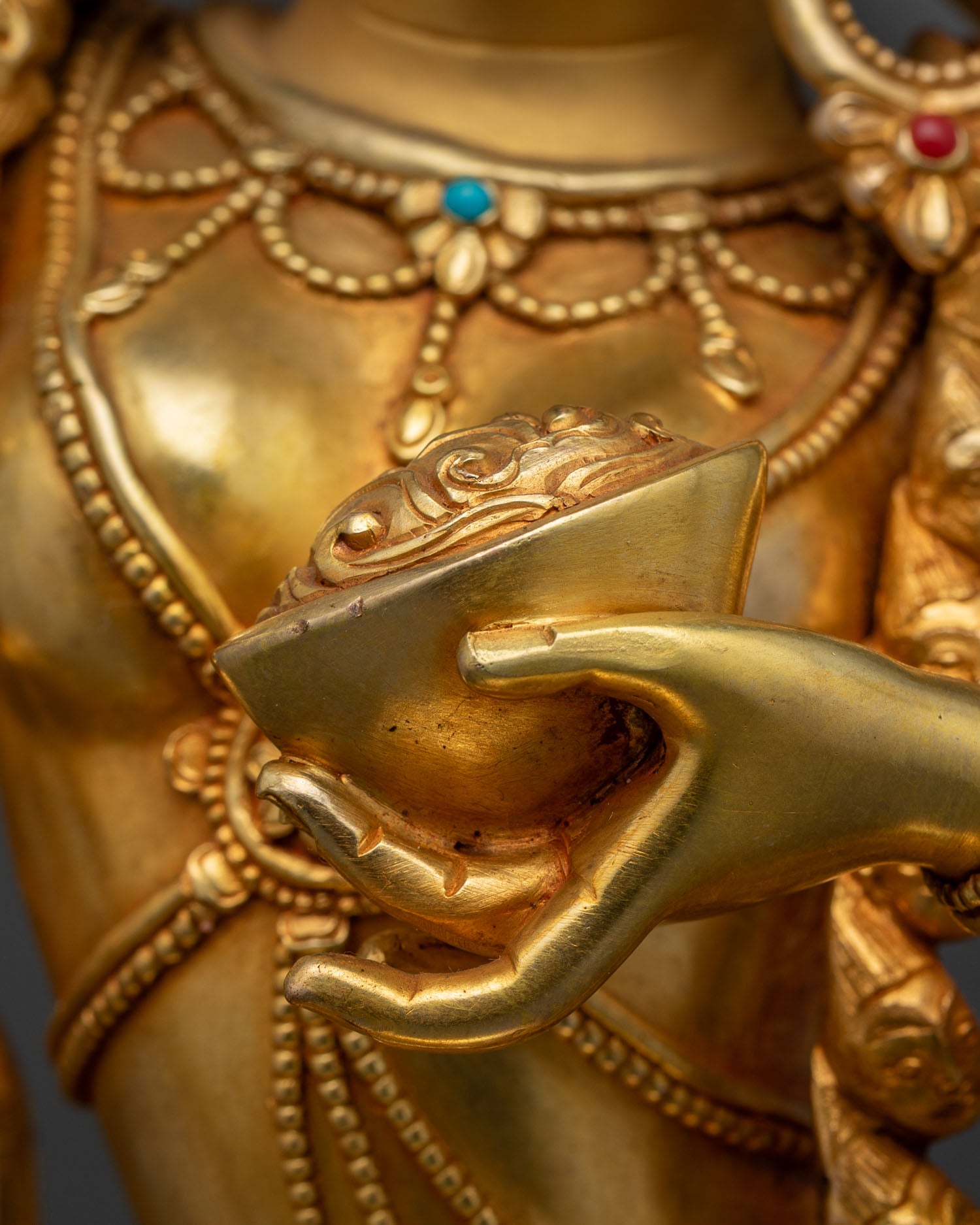 Rare Dorje Phagmo Statue | Collector-Grade Sculpture from Nepal