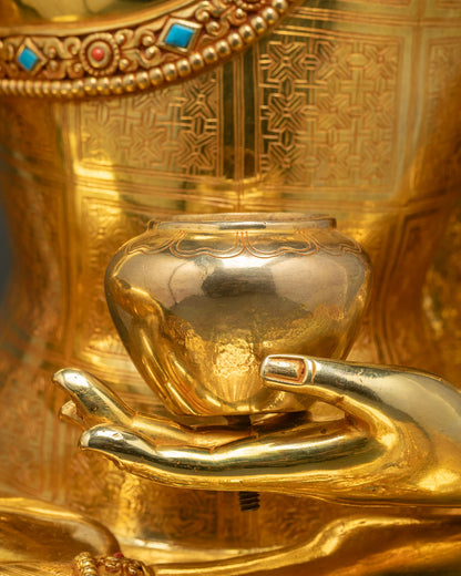 Life-Size Shakyamuni Buddha Statue | Handmade in Nepal