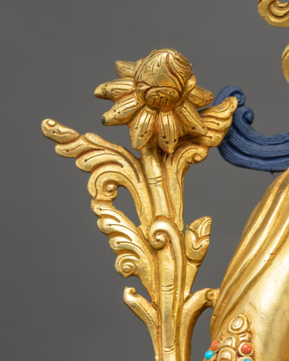 Premium Green Tara Statue | Handcrafted Buddhist Goddess Figurine