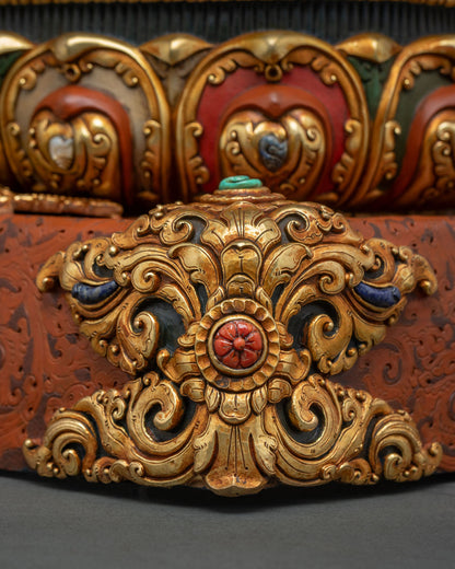 Vibrant Dzambhala Statue | The Guardian of Wealth and Fortune