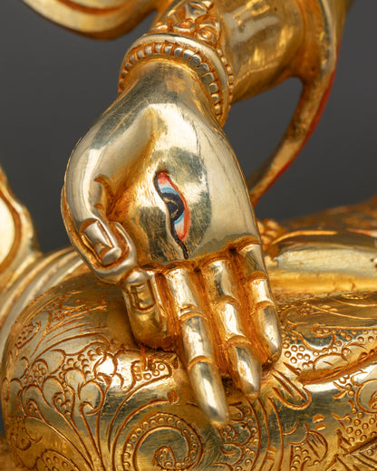 White Tara Statue for Meditation | Handcrafted Nepalese Buddhist Deity