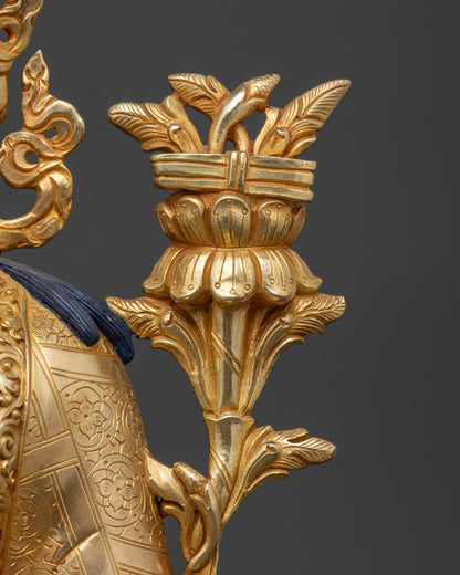 Sacred Trisong Detsen Sculpture | High-Quality Tibetan Buddhist Statue