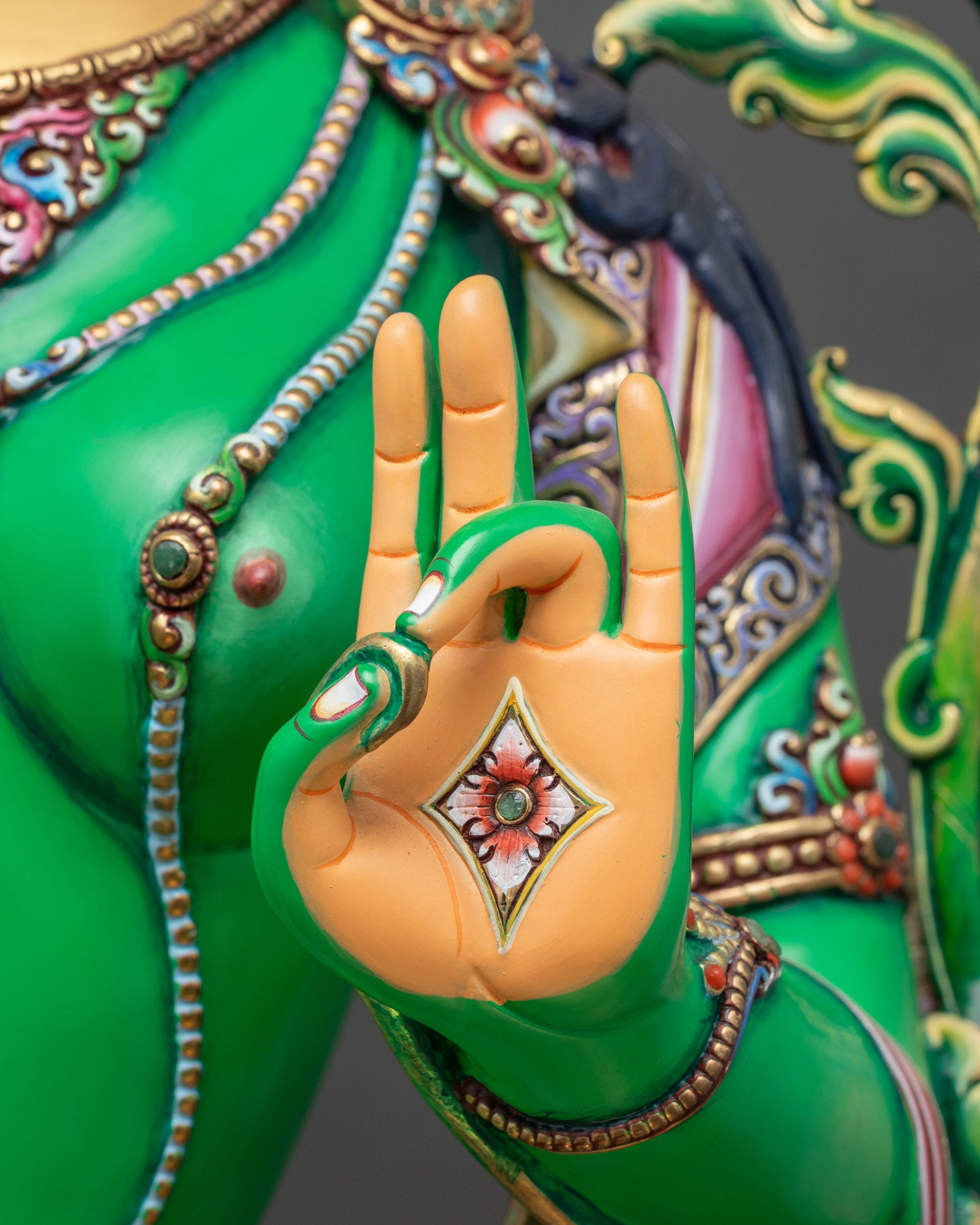 Colorful Jetsun Dolma Statue | Bring Blessings and Positive Energy