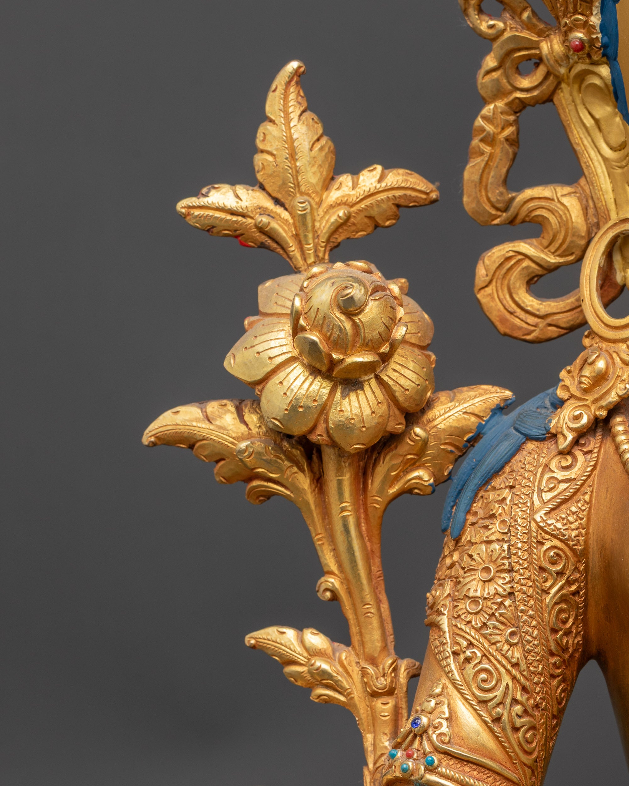 Premium Handcrafted Green Tara Statue | Buddhist Enlightenment Altars