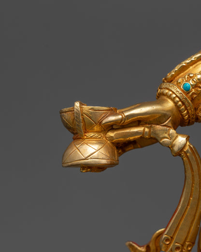 Dharma Protector Mahakala Statue | Wrathful Six Armed Vajrayana Deity