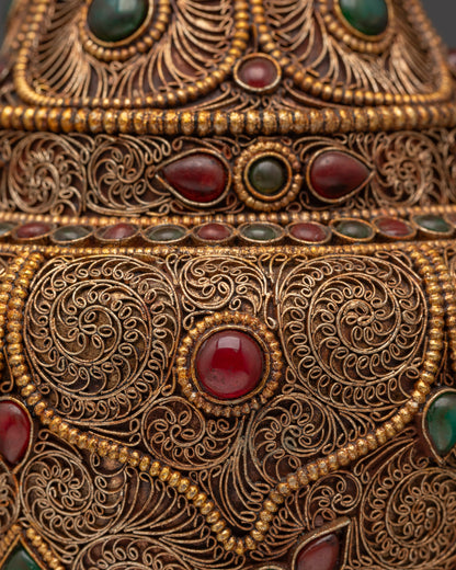 Shop Ceremonial Flower Vase | Authentic Nepalese Craft