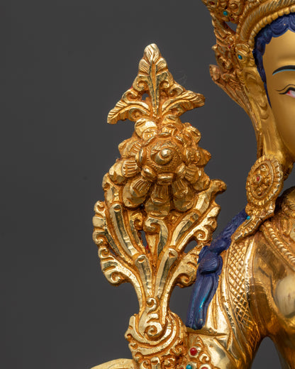 Green Tara Statue