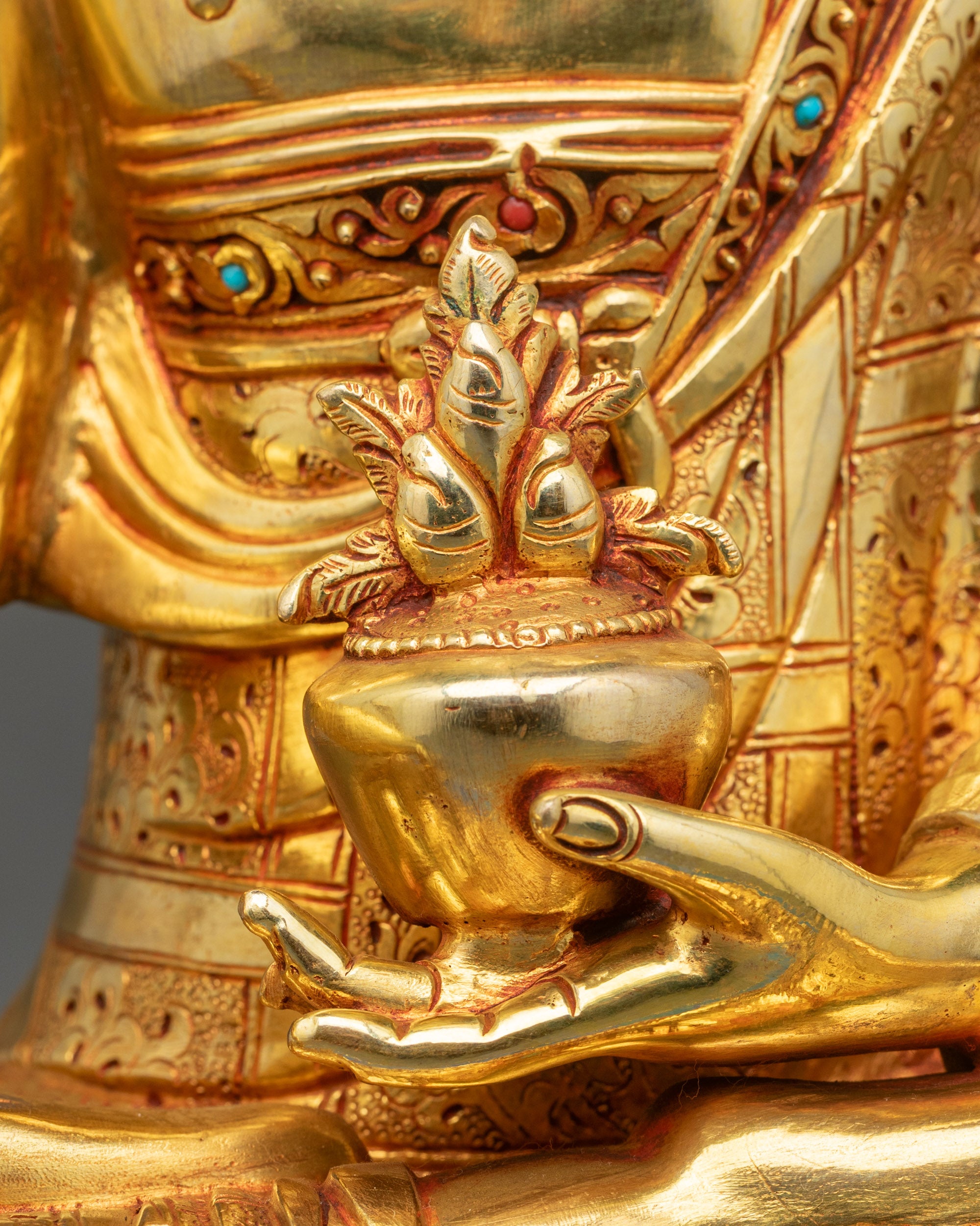 Handmade Statue of Medicine Buddha | Invite Calm & Positive Energy