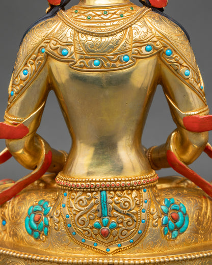 Traditional Amitayus Buddha Statue – Enhance Longevity and Prosperity