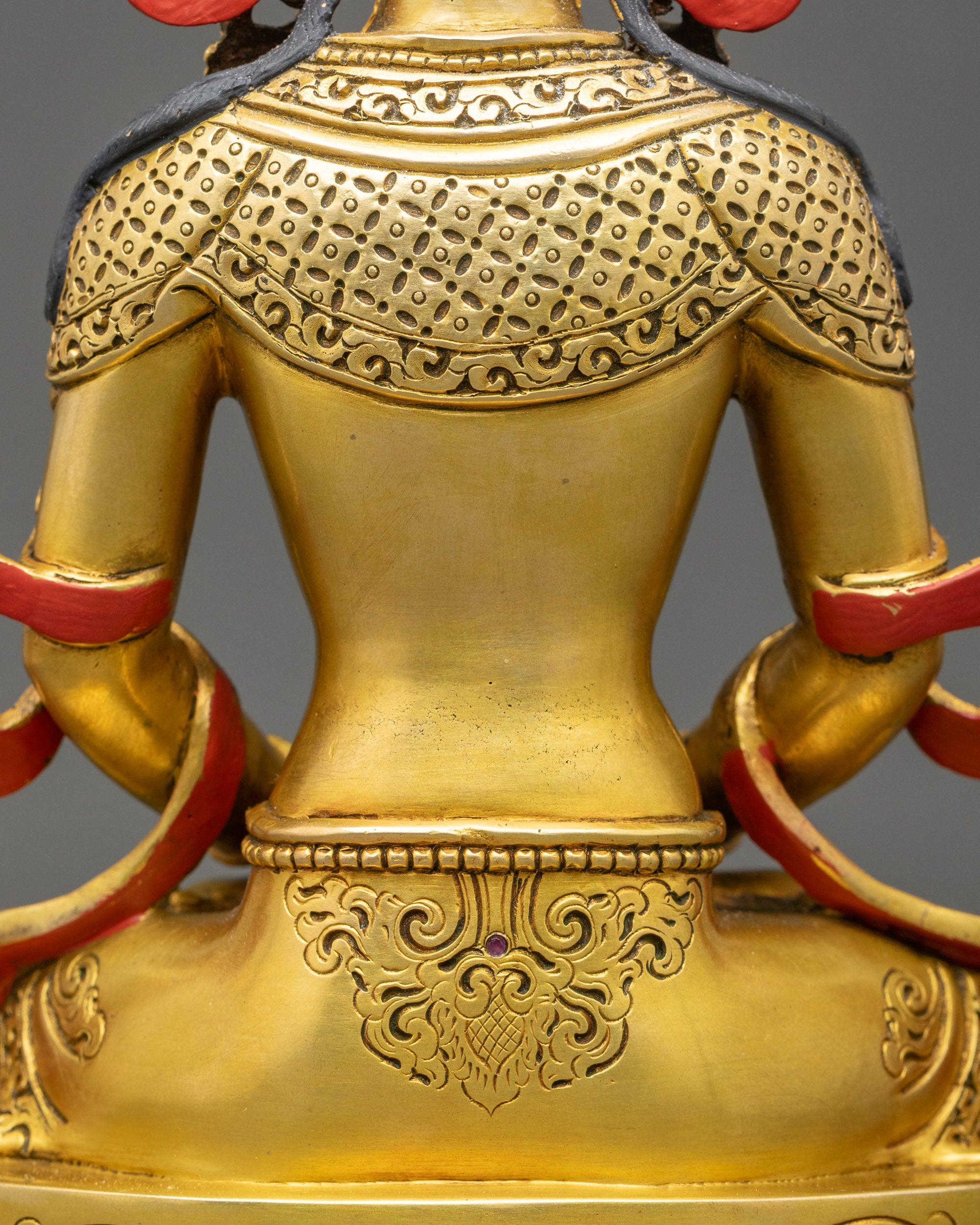Amitayus Statue – Traditional Lost Wax Himalayan Buddhist Art
