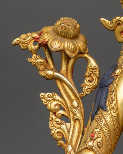 Mother Green Tara Sculpture – Goddess of Enlightened Activity