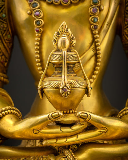 Embrace Long Life with Amitayus Statue | Longevity Buddha Sculpture