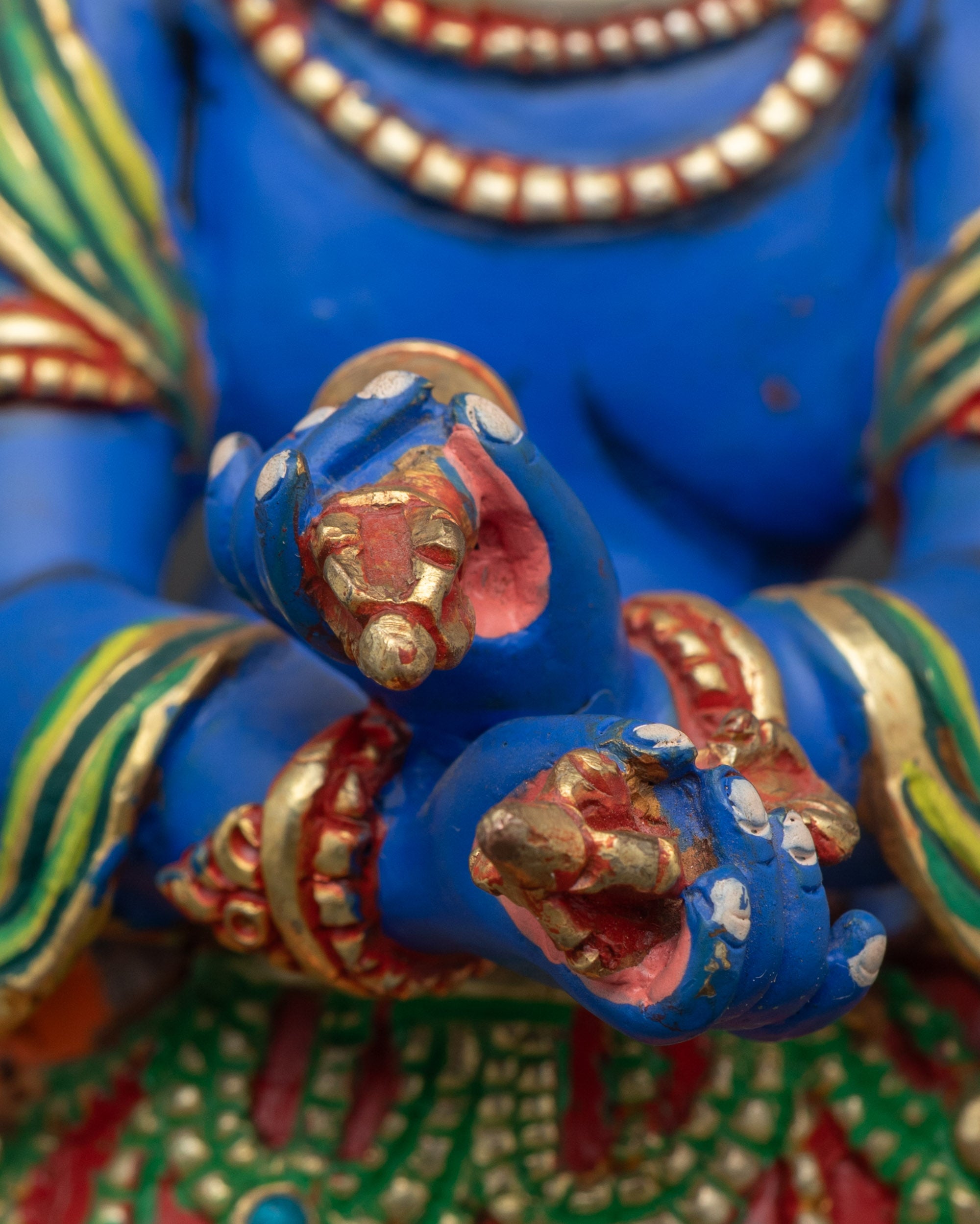 Tibetan Chakrasamvara Statue | Meditation & Altar Sacred Sculpture