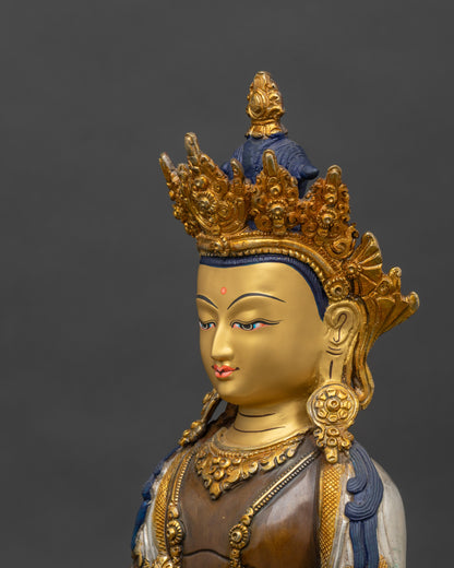 Amitayus Buddha Statue | Buddhist Sacred Art from Nepal