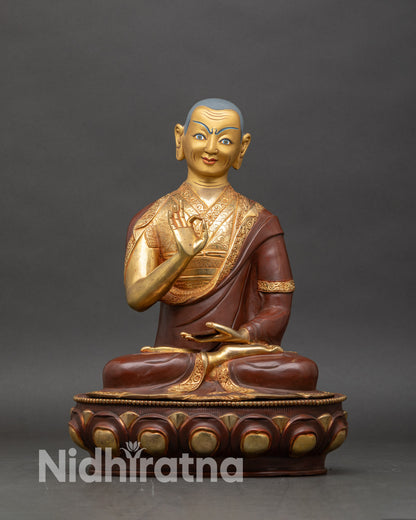 Je Tsongkhapa Statue Set | Gelug Founder Buddhist Figure