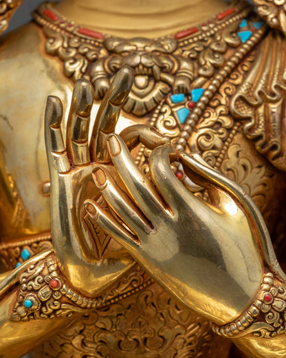 Future Buddha Maitreya Statue | Timeless Nepalese Buddhist Artwork