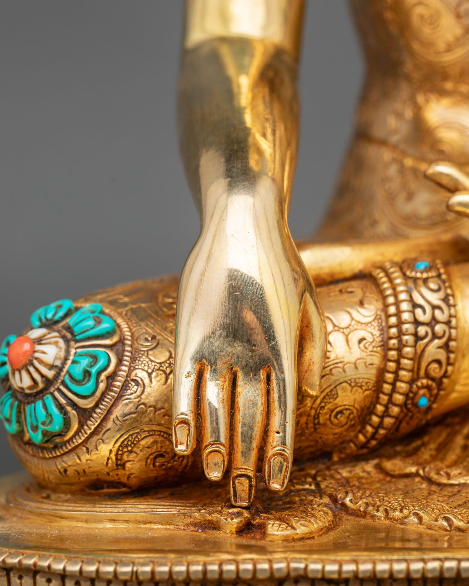 Buddha Shakyamuni with Disciples | Himalayan Sacred Sculpture