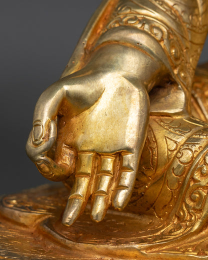 Jigme Lingpa Statue | Artisan-Crafted Buddhist Copper Artwork