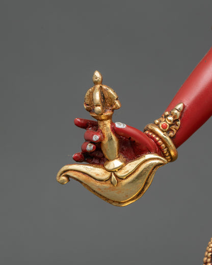 Tantric Vajrayogini Statue | Dakini Sculpture for Chöd Practices