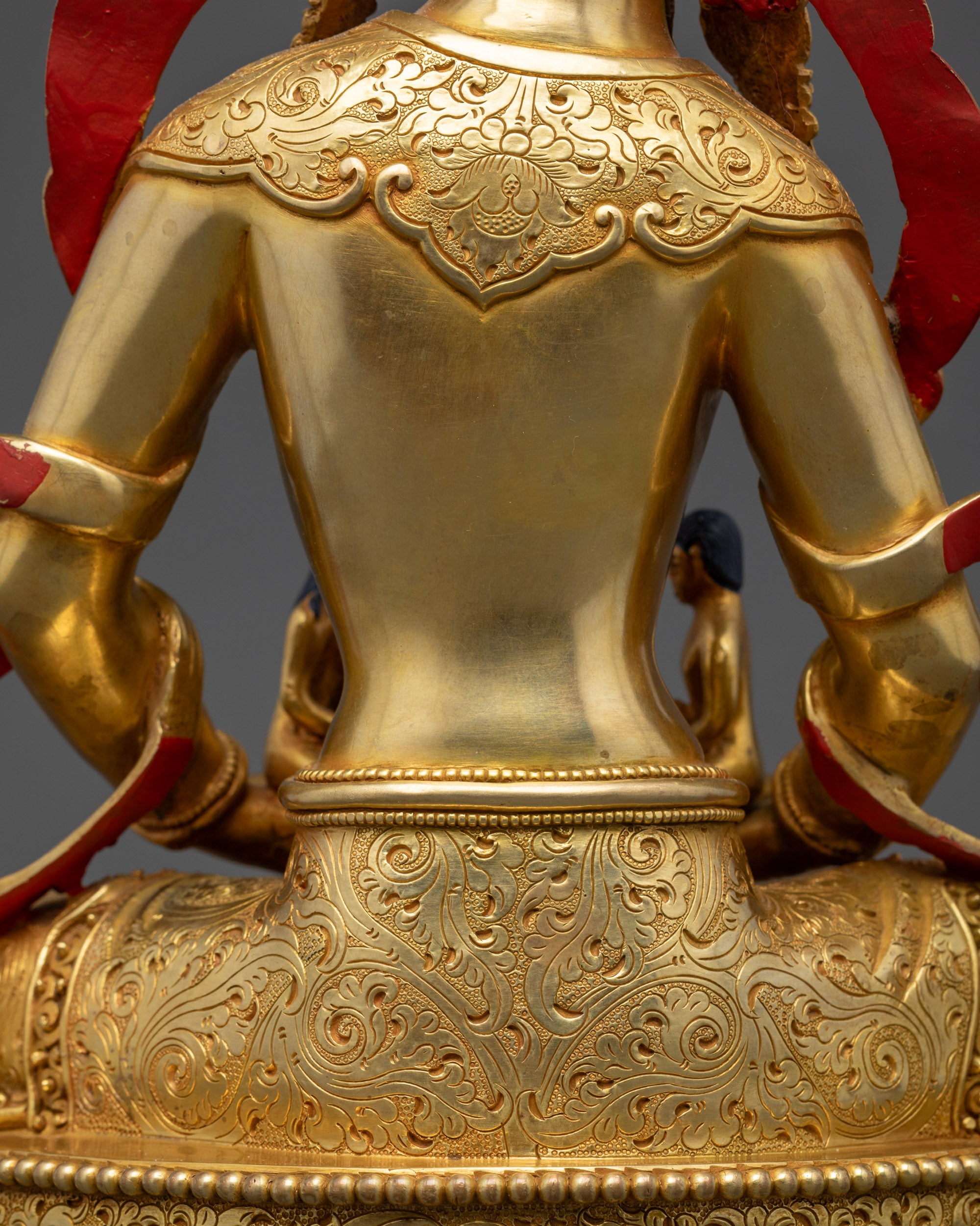24K Gold-Gilded Green Tara Statue | Protecting Your Sacred Space