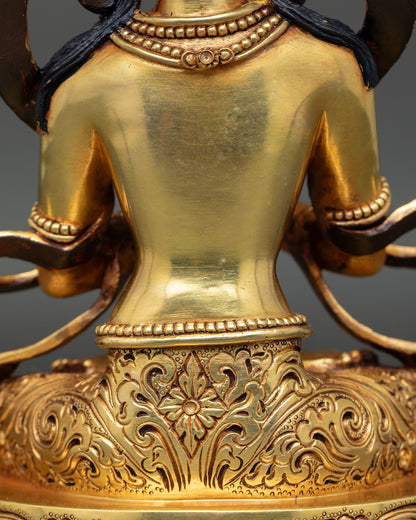 Remarkable Vajradhara Statue – Supreme Buddha of Tantric Buddhism