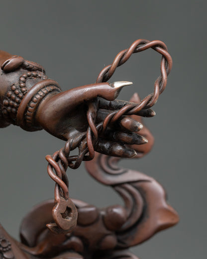 Six-Armed Mahakala Statue | Dharma Protector Deity Sculpture
