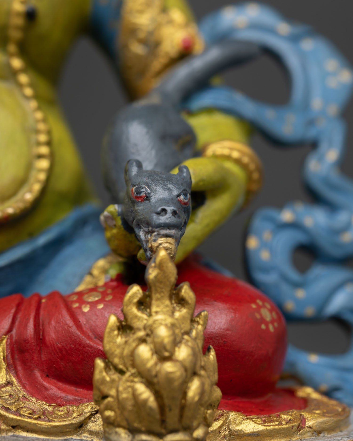 Dzambhala Sculpture for Sacred Home Decor